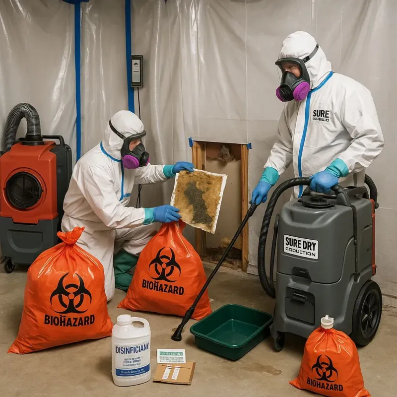 Contaminated Water Handling Protocols process in Pope County, IL